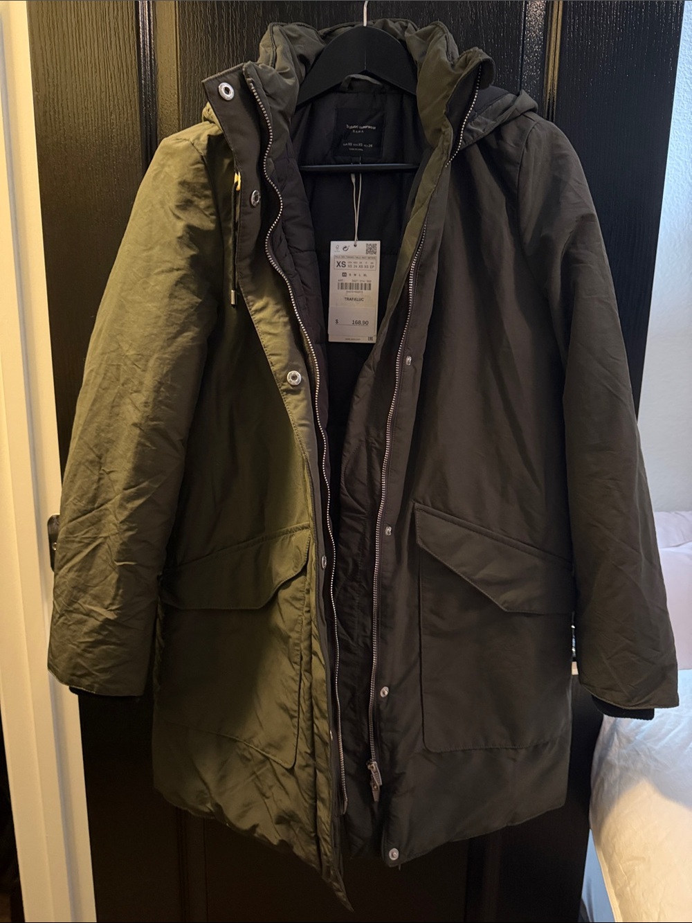 Zara Trafaluc Outwear Water Resistant Coat - NWT